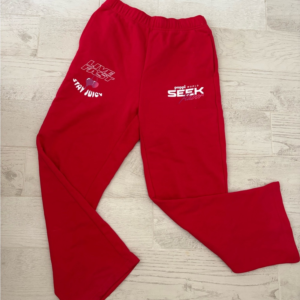 Poppi Live Fast Stay Juicy Sweatpants